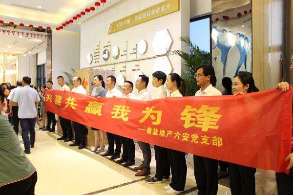 六安项目开展“共建共赢我为锋”党建活动